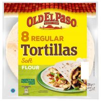 OLD ELPASO FLOUR TORTILLAS SOFT FLOUR TORTILLAS 326 GMS