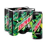 MOUNTAIN DEW DRINK CAN MULTIPACK 6X330 ML