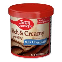 BETTY CROCKER FROSTING R&C MILK CHOCOLATE 16 OZ