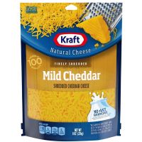 KRAFT CHEESE SHREDDED MILD CHEDDAR 8 OZ