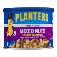 PLANTERS MIXED NUTS UNSALTED 10.3 OZ
