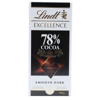 LINDT EXCELLENCE CHOCOLATE 78% COCOA 100 GMS