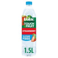 VOLVIC TOUCH OF FRUIT STRAWBERRY SUGAR FREE 1.5 LTR