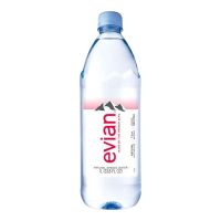 EVIAN MINERAL WATER 1 LTR
