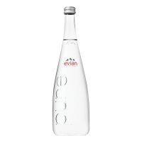 EVIAN MINERAL WATER GLASS 75 CL