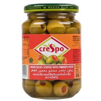 CRESPO GREEN OLIVES STUFFED WITH PIMIENTO 200 GMS