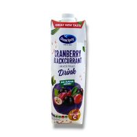 OCEANSPRAY CRANBERRY & BLACK CURRENT JUICE DRINK 1 LTR