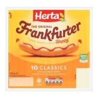 HERTA FRANKFURTERS 10`S 350 GMS (CONTAINS PORK)