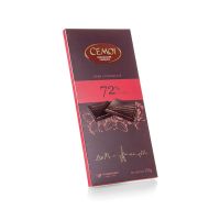 CEMOI DARK CHOCOLATE BAR 72% COCOA 100 GMS