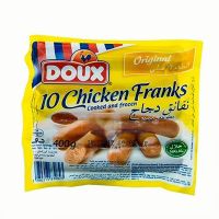 DOUX CHICKEN FRANKS REGULAR 400 GMS