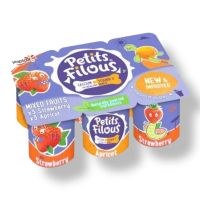 YOPLAIT PETITS FILOUS STRAWBERRY & APRICOT 282 GMS