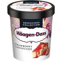 HAAGEN-DAZS OBSESSIONS STRAWBERRY CHEESECAKE 460 ML