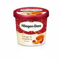 HAAGEN-DAZS MANGO & RASPBERRY ICE CREAM 100 ML