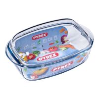 PYREX CLASSIC GLASS CASSEROLE 4.5 LTR