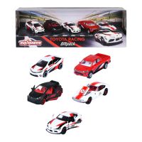 MAJORETTE 5 PCS GIFT PACK SET TOYOTA RACING 1'S