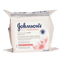 JOHNSON DAILY ESSENTIALS FRAGRANCING FACIAL CLEANSING 25 WIPES