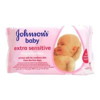JOHNSON EXTRA SENSITIVE BABY WIPES 50'S