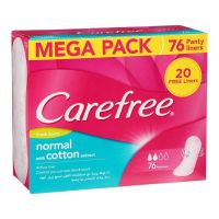 CAREFREE PANTY LINER FRESH SCENT WITH COTTON EXT MP 76S