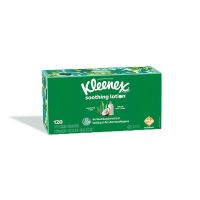 KLEENEX SOOTHING LOTION COCONUT OIL AND ALOE FACIAL TISSUE 120 CT