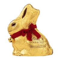LINDT GOLD BUNNY MIK EASTER CHOCOLATE 100 GMS