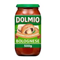 DOLMIO EXTRA MUSHROOM SAUCE FOR BOLOGNESE 500 GMS