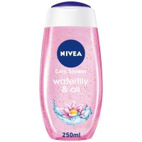 NIVEA WATERLILY AND OIL SHOWER GEL WITH CARING OIL PEARLS AND WATERLILY SCENT 250 ML