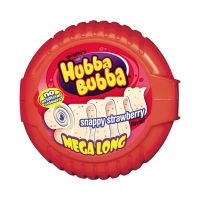 WRIGLEY HUBBA BUBBA TAPE STRAWBERRY 20 GMS