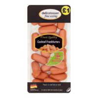 DFE COCKTAIL FRANKFURTERS 200 GMS (CONTAINS PORK)