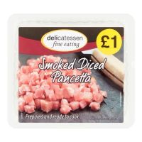 DFE DICED SMOKED PANCETTA PM1 80 GMS (CONTAINS PORK)