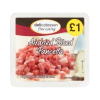 DFE DICED AIRDRIED PANCETTA PM 80 GMS (CONTAINS PORK)