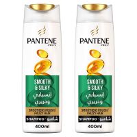 PANTENE SMOOTH & SILKY SMP 2X400ML @ 30% OFF