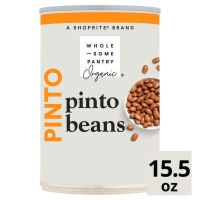 WHOLE SOME ORGANIC BEANS PINTO 15.5 OZ