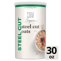 WHOLE SOME ORGANIC OATS STEEL CUT 30 OZ