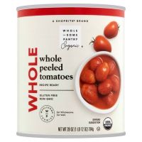 WHOLE SOME ORGANIC TOMATO WHOLE PEELED 28 OZ