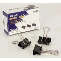 KW-TRIO BINDER CLIPS 12 PCS. # DC-19 1'S