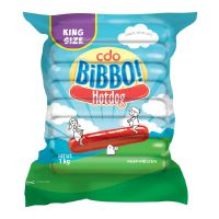 CDO BIBBO HOTDOG KING SIZE 1 KG (CONTAINS PORK)