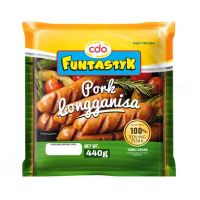 CDO FUNTASTYK YOUNG PORK LONGGANISA 440 GMS (CONTAINS PORK)