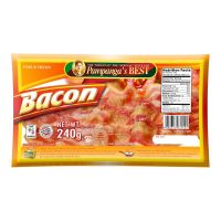 PAMPANGAS BEST BACON REGULAR 240 GMS (CONTAINS PORK)