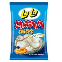 LALA CASSAVA CRISPS PLAIN 85 GMS