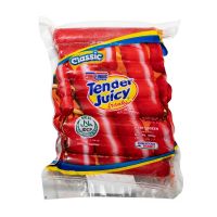 PURE FOODS TENDER JUICY HOTDOG REGULAR 500 GMS (CONTAINS PORK)