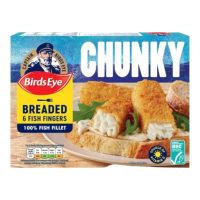 BIRDS EYE 6 CHUNKY FISH FINGERS 360 GMS