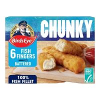 BIRD'S EYE CRISPY BATTERED FISH FINGERS 360 GMS