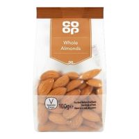 COOP WHOLE ALMONDS 100 GMS