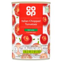 COOP ITALIAN CHOPPED TOMATOES WITH HERBS 400 GMS