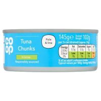 COOP TUNA CHUNKS IN BRINE 145 GMS