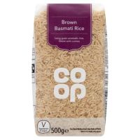 COOP BROWN BASMATI RICE 500 GMS