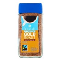 COOP FAIRTRADE DECAFFEINATED GOLD ROAST INSTANT COFFEE 100 GMS