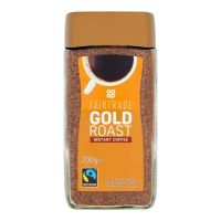 COOP FAIRTRADE GOLD ROAST INSTANT COFFEE 200 GMS