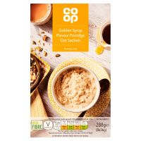 COOP GOLDEN SYRUP PORRIDGE SACHET 288 GMS