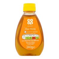 COOP SQUEEZY CLEAR HONEY 340 GMS